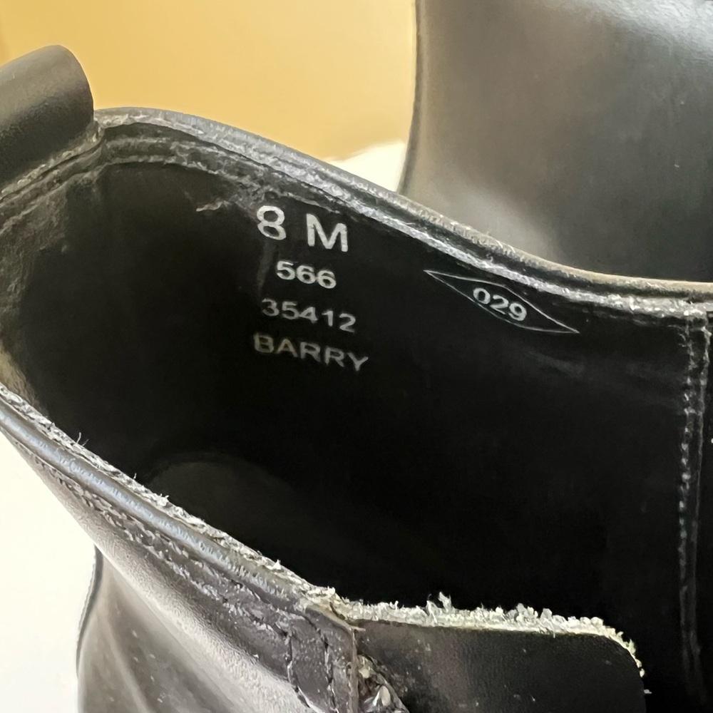Classic Black Leather Ankle Boots - Women's Zip Booties - Picture 9 of 9
